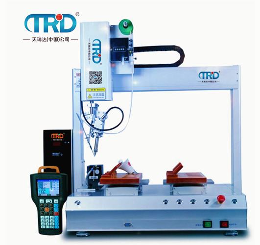 四軸雙平臺自動焊錫機
